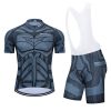 Batman-inspired-mens-cycling-kit-short-sleeve-front