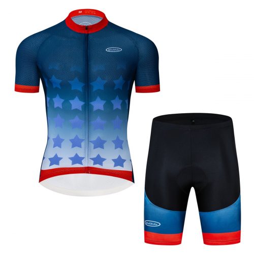 USA Flag Stars Cycling Jersey Kit