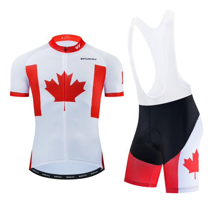 Cycling Kits Men CA Flag - Image 2