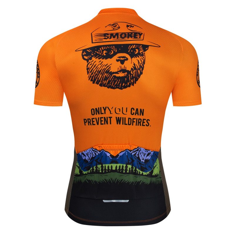 Cycle Jersey Smokey Bear - Image 2