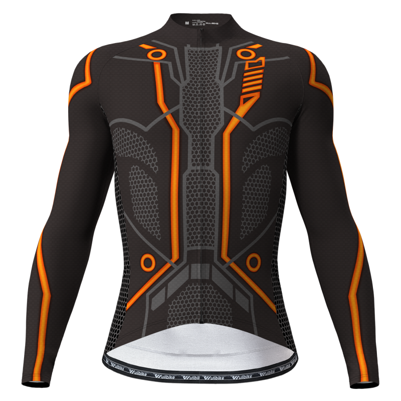 TRON long sleeve jersey orange 3133-front