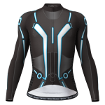 TRON long sleeve jersey blue 3134-front