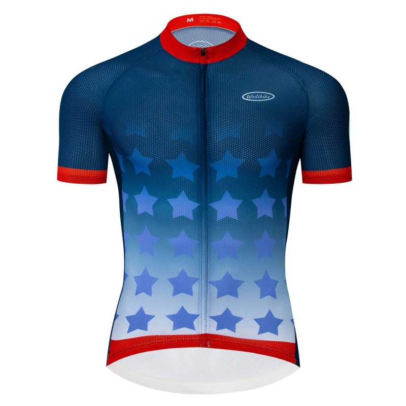 USA Flag Stars Cycling Jersey Kit - Image 5