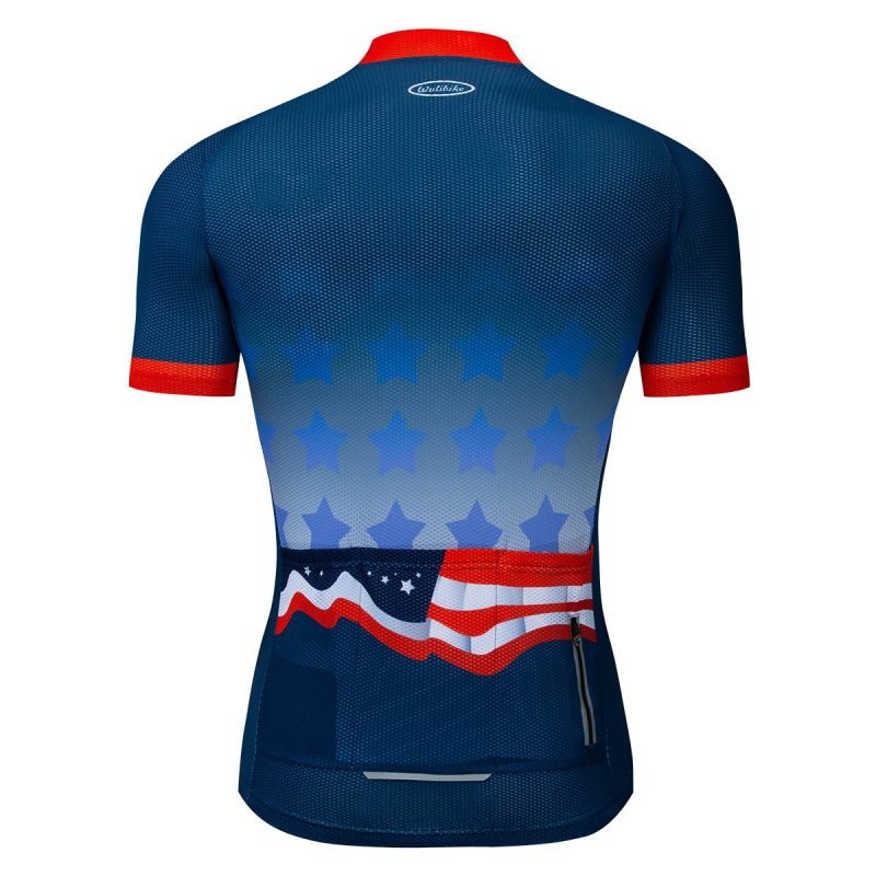 USA Flag Stars Cycling Jersey Kit - Image 6