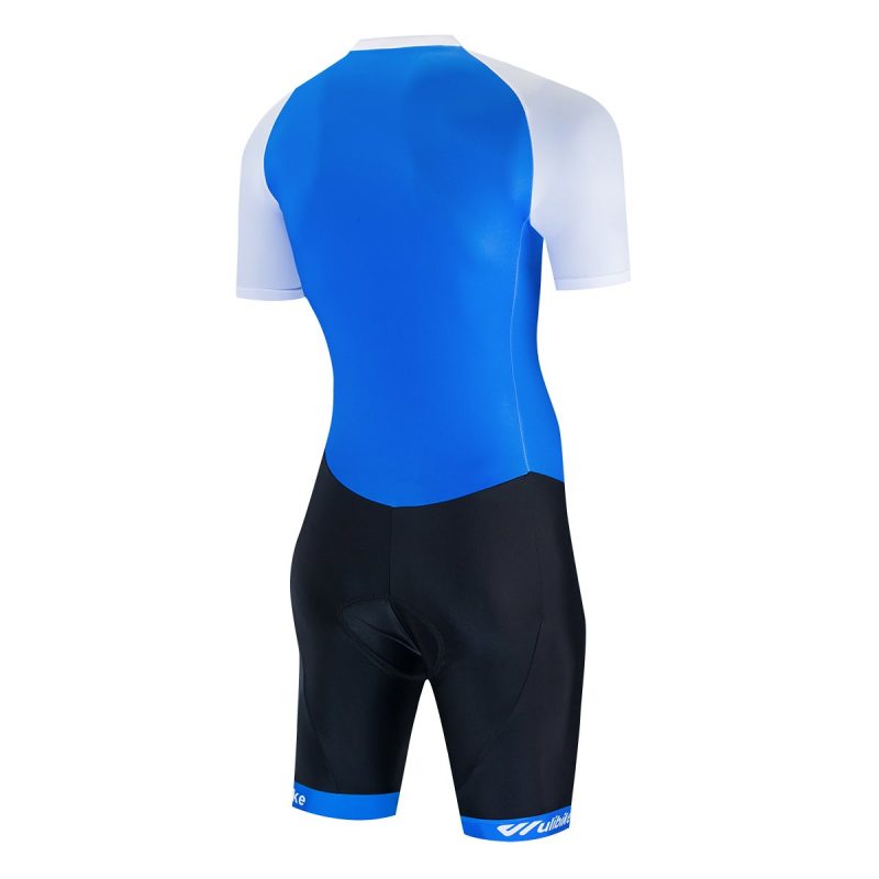 Sleeved Trisuit Blue/Black - Image 2