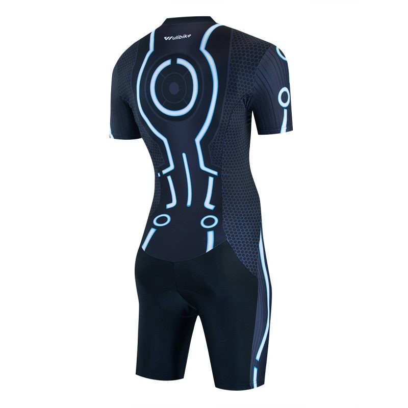 TRON Sleeved Trisuits Blue - Image 2