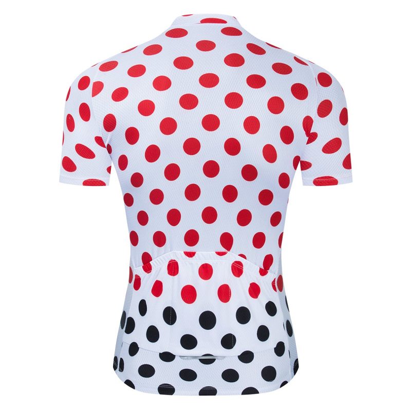 Men Jersey Red Polka Dot - Image 2