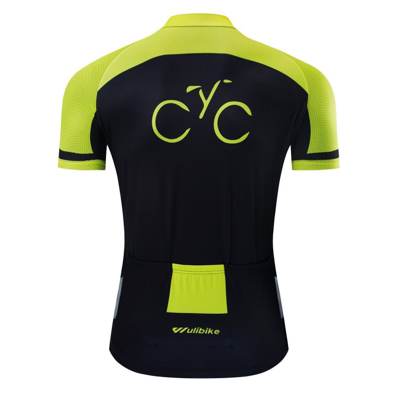 Cycle Jersey Yellow Bicycle Icon - Image 2