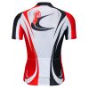 red cycling jersey