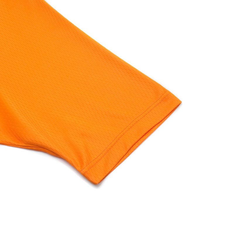Cycling Jersey Orange/Slogan - Image 6