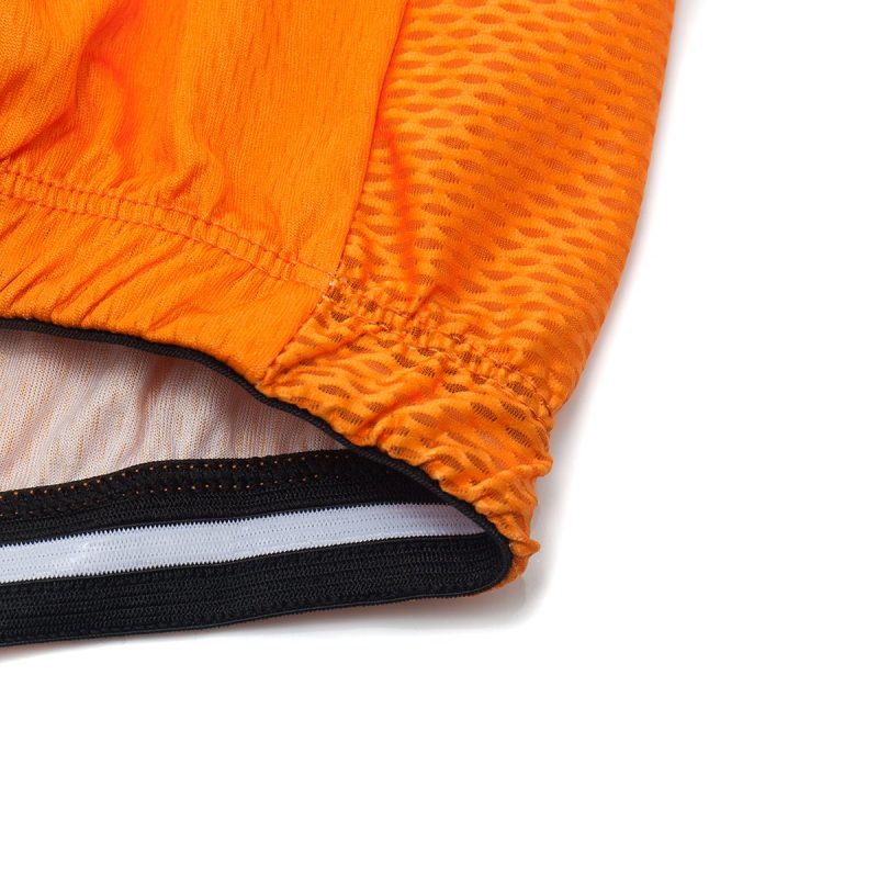 Cycling Jersey Orange/Slogan - Image 8