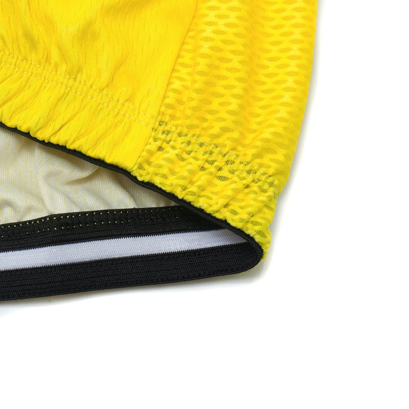 Cycling Jersey Yellow/Slogan - Image 8