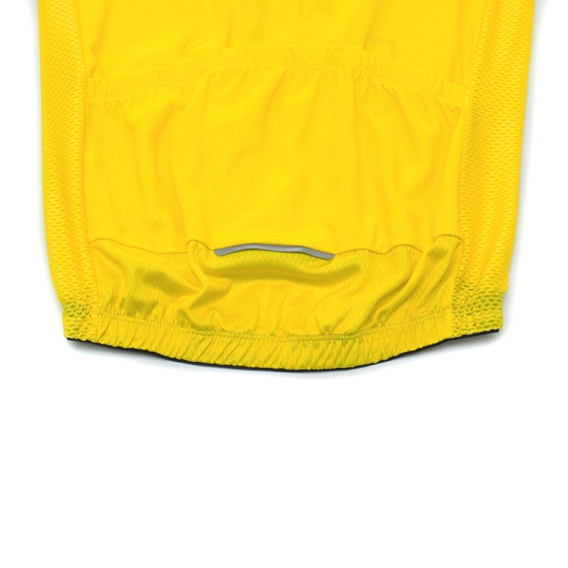 Cycling Jersey Yellow/Slogan - Image 9