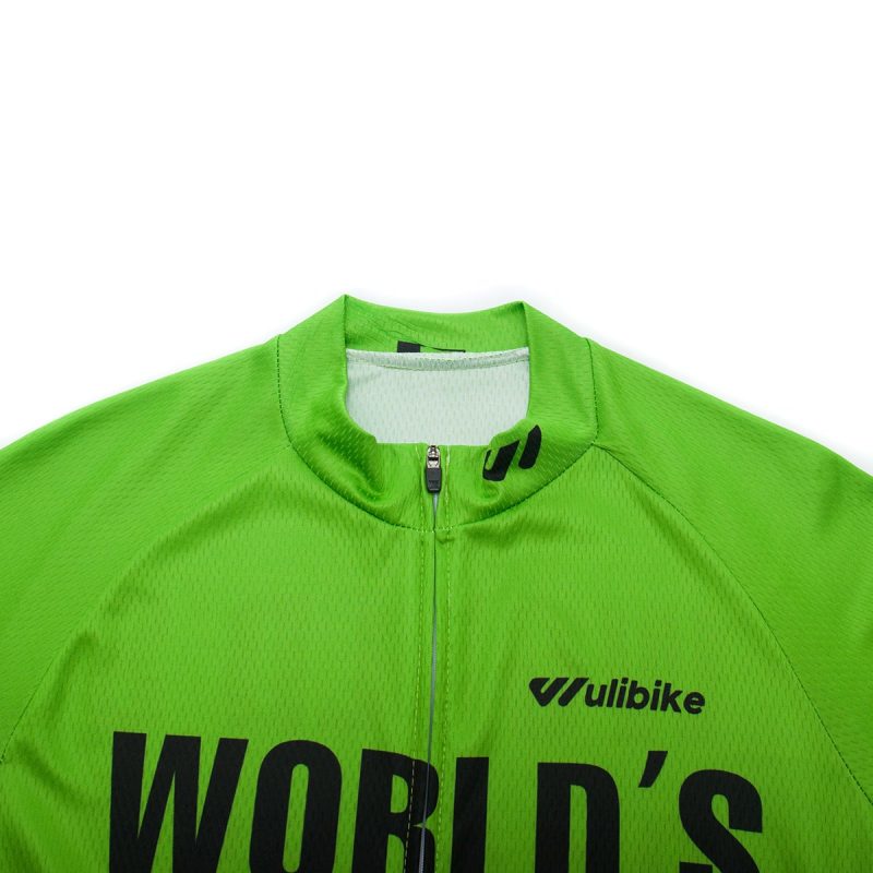 Cycling Jersey Green/Slogan - Image 3