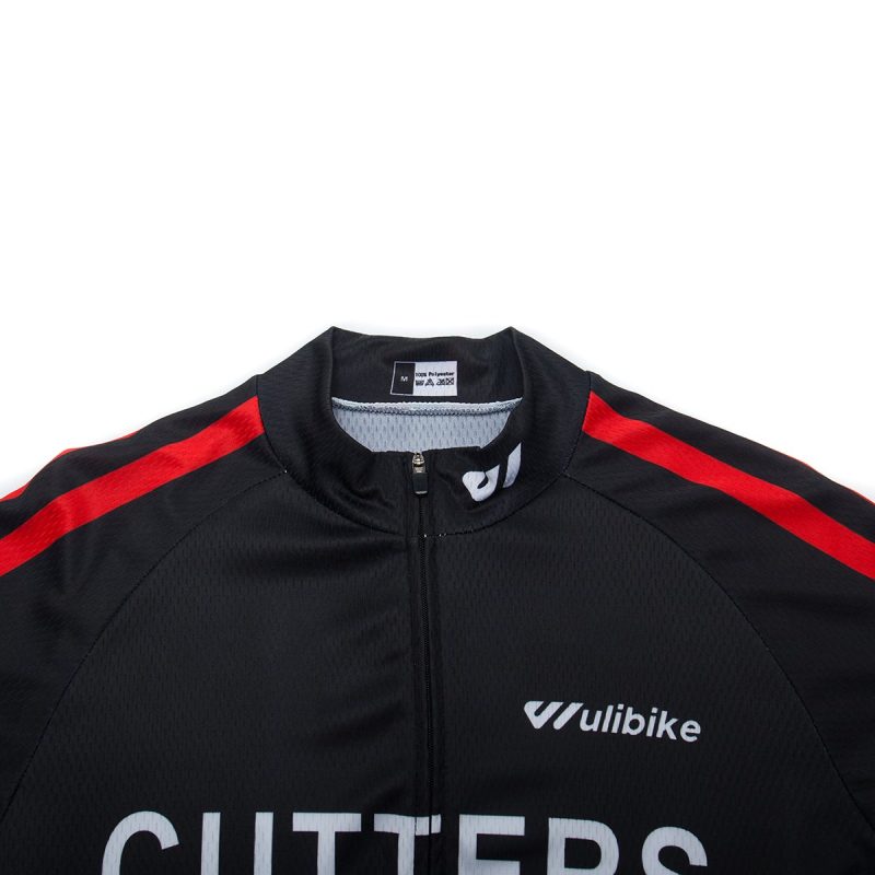 Cutters No.34 Bicycle Shirts Jersey for Men's Sleeve Short Black - Image 4