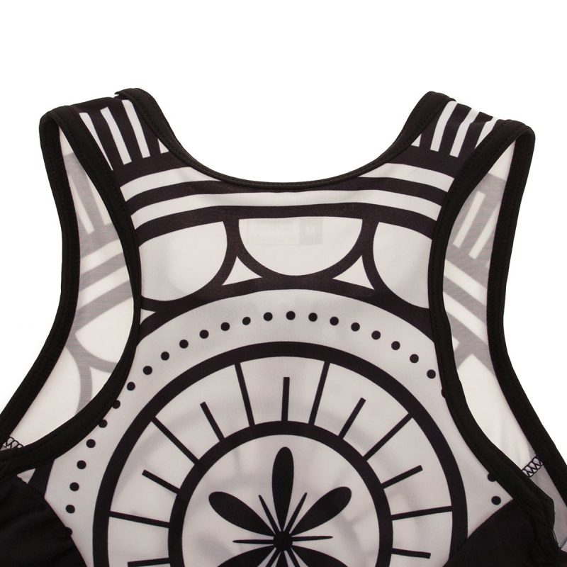 Triathlon Suit Women Gometric Circles - Image 8