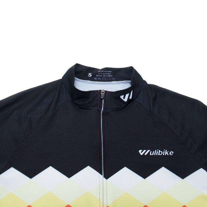 Retro Cycle Jersey Goji Berry - Image 4