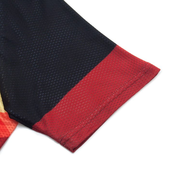 Retro Cycle Jersey Goji Berry - Image 7