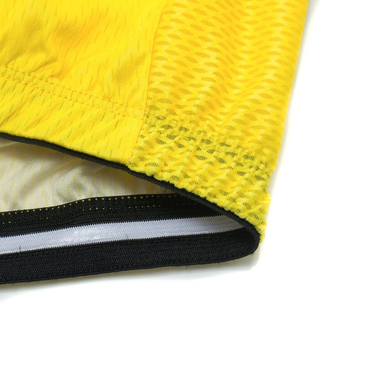 Cycling Jersey Yellow/Slogan - Image 8