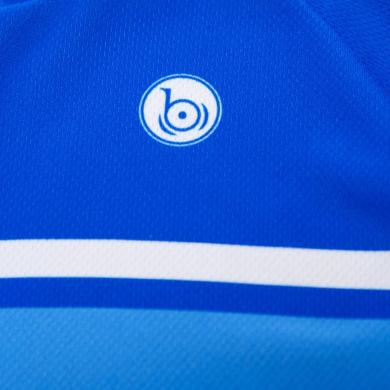 Simple Blue Cycling Jersey Long Sleeve - Image 5