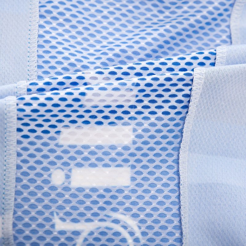 Simple Blue Cycling Jersey Long Sleeve - Image 11
