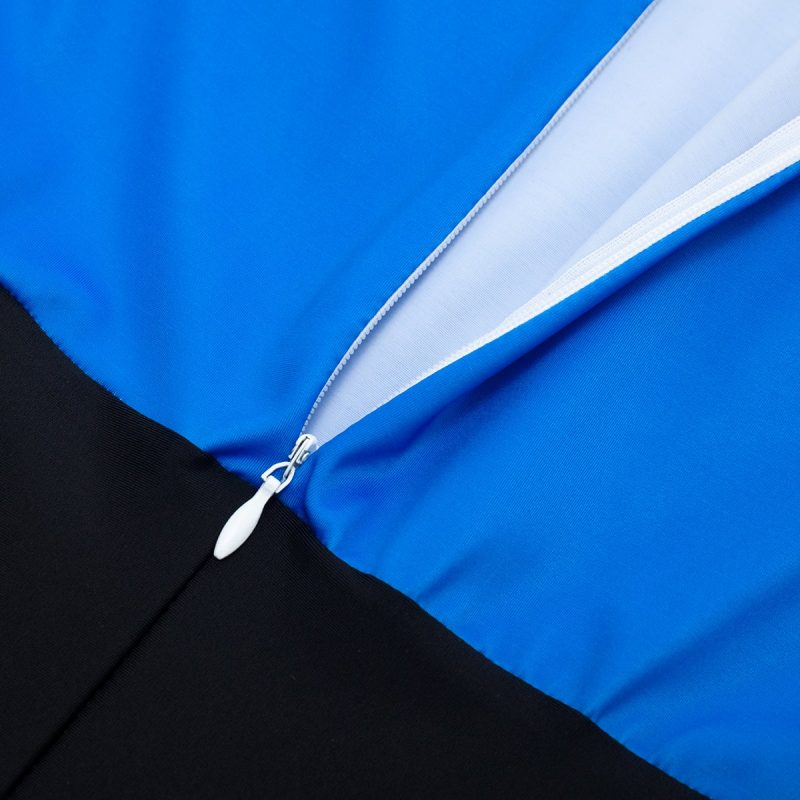 Sleeved Trisuit Blue/Black - Image 7