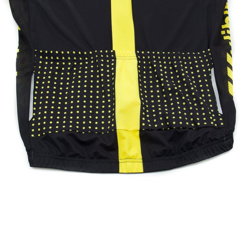 Cycling Kits Men Yellow Polka Dot - Image 11