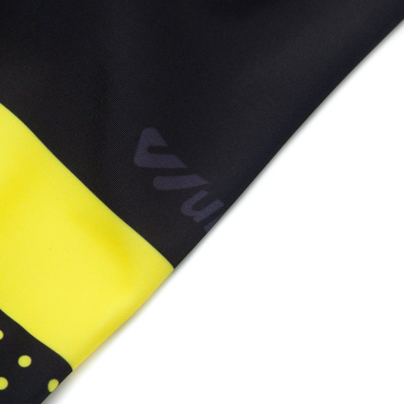 Cycling Kits Men Yellow Polka Dot - Image 12