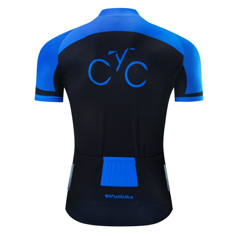 Cycle Jersey Blue Bicycle Icon - Image 2