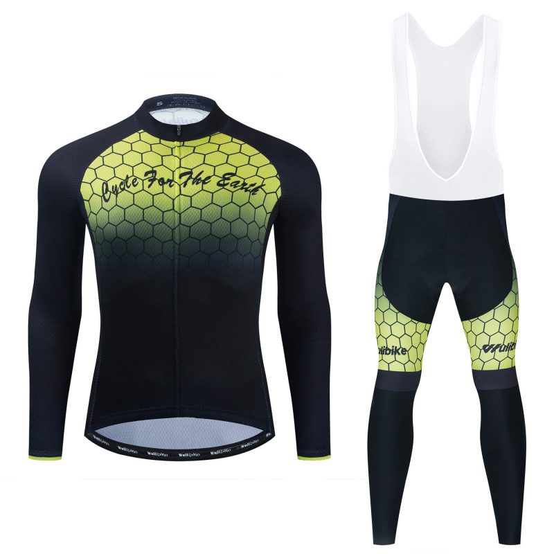 Cycling Kit Long Sleeve Honeycomb Lattice