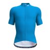 wulibike cyclist jersey Brilliant Blue M1004-front