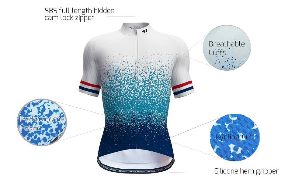 wulibike funky men's short sleeve cycling jersey M10083-description1