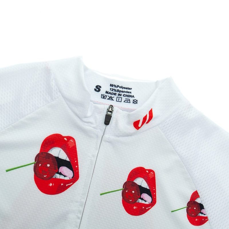 Women Jersey Cherry Mouth Withe - Image 5
