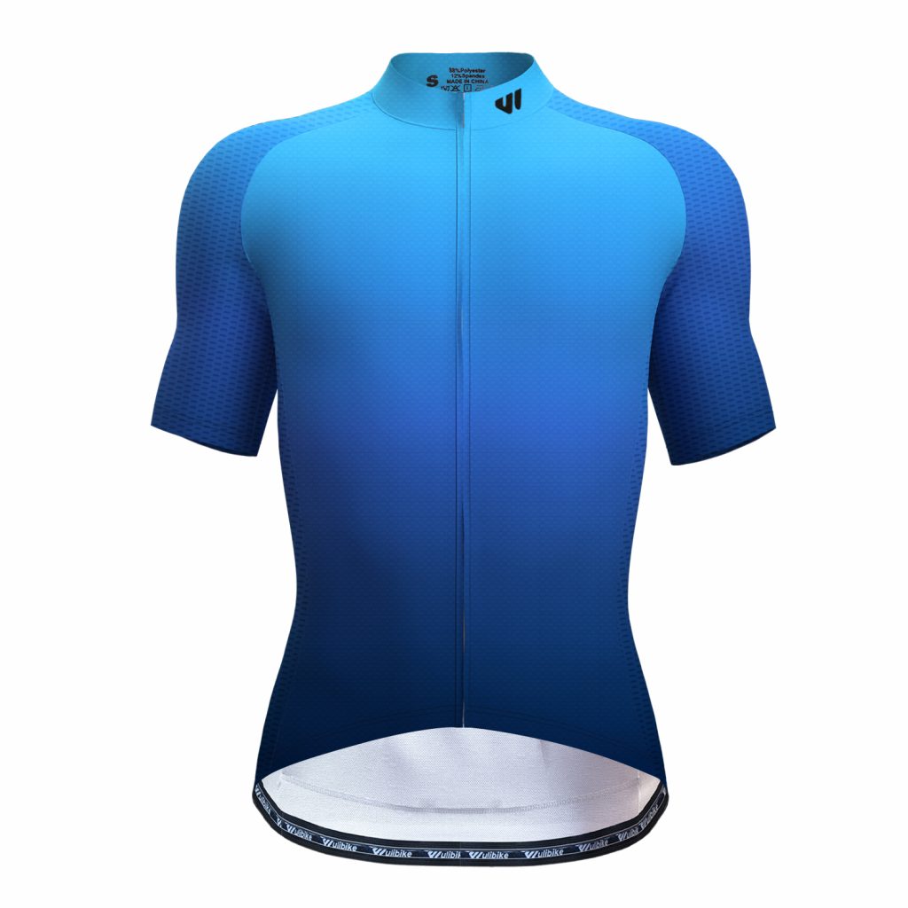 wulibike mens bike jersey short sleeve M1001-front