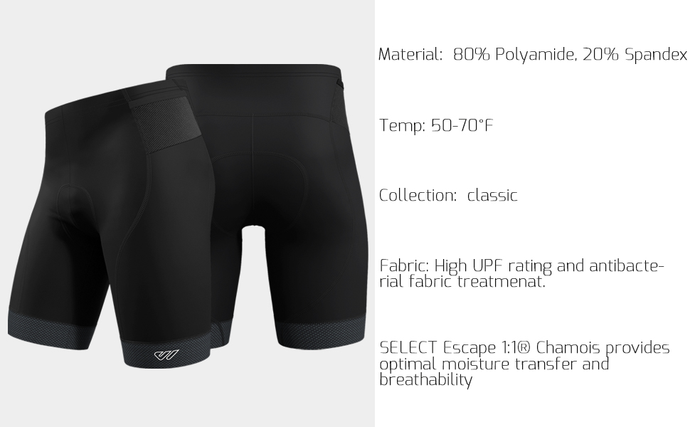 wulibike men's bike shorts black M2001-description2