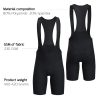 wulibike men's cycling bib shorts black M2003-deta
