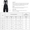 wulibike men's cycling bib shorts black M2003-size