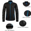 wulibike men's cycling jacket black 3019-datails