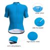 wulibike mens cycling jersey short sleeve brilliant blue M1004-data