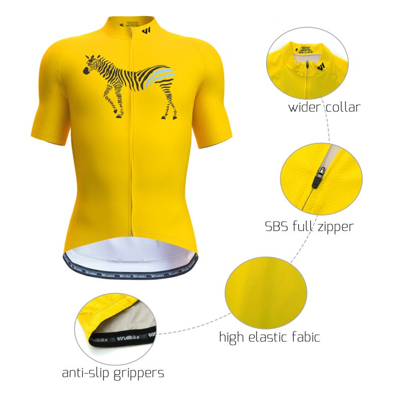wulibike men's funky cycling kit short sleeve M10082-deta