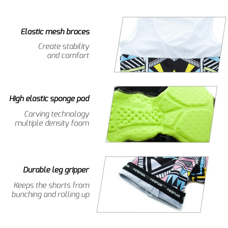 wulibike men's funky cycling kit short sleeve M2014-deta