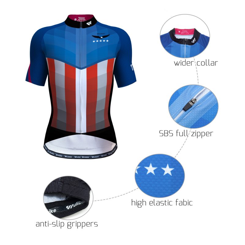USA Patriot Flag Cycling Jersey - Image 4