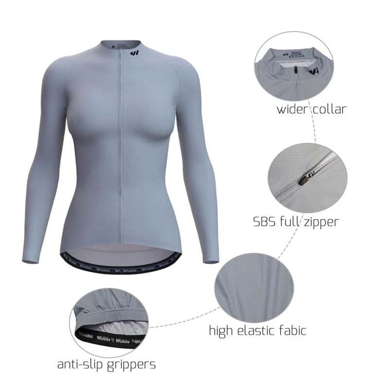 Women Long Jersey Neutral Gray - Image 4