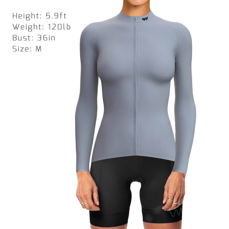 Women Long Jersey Neutral Gray - Image 2