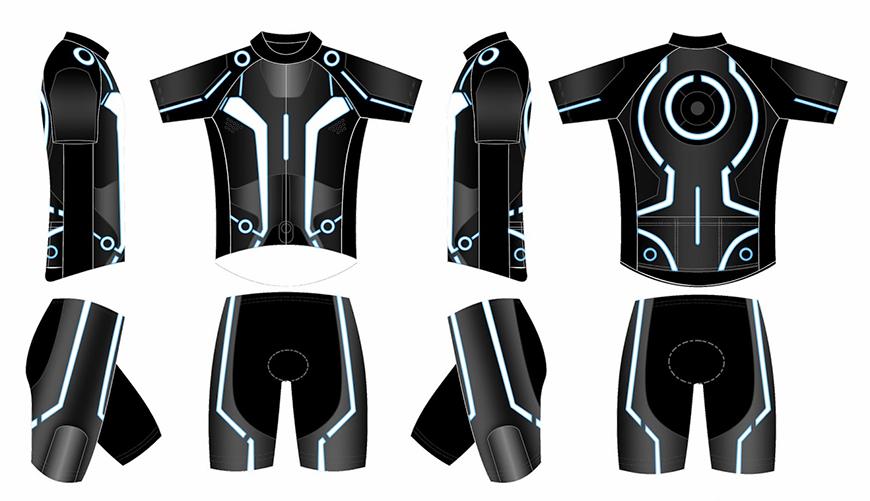 cycling clothes custom design draft