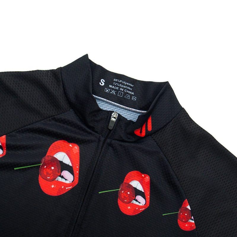 Men Jersey Cherry Mouth Black - Image 4