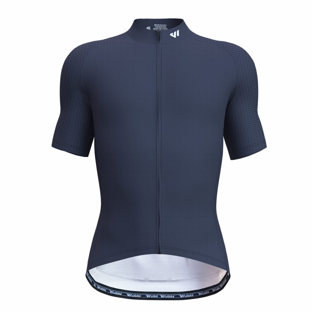 wulibike cyclist jersey Blue Indigo M1005-front
