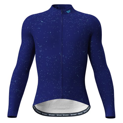wulibike men's long sleeve thermal cycling jersey M10023-tFront