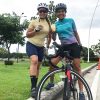 wulibike women short sleeve bike jersey Goose Yellow W1009-Live View