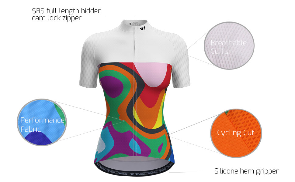 wulibike-Women-Summer-Jersey-Watercolour-White-W1035-description1